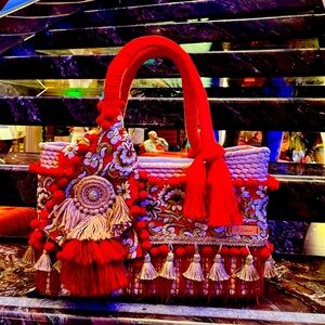 Hand made, materials from different parts of world.